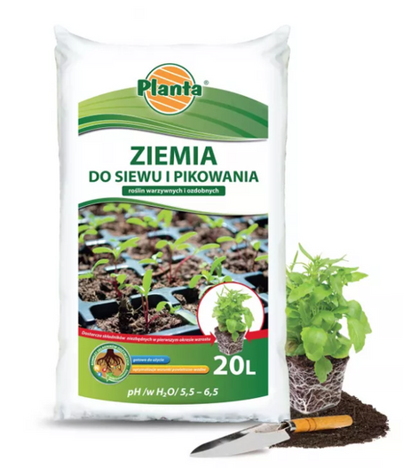 Ziemia do siewu i pikowania 20L PLANTA