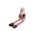 Bałwan/Mikołaj/Renifer ceramiczny z latarką/prezentem/choinką zwisające czerwone nogi 10cm
