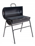 Grill ze stali węglowej RANCHER zamykany 2 ruszty 82x72x90cm