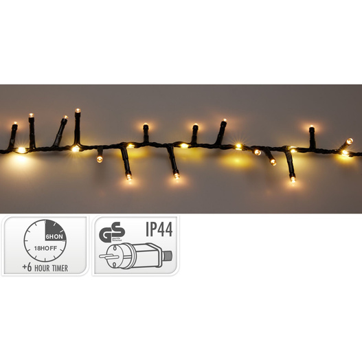 Lampki zewnętrzne/wewnętrzne 710 Led 10 m Snake ciepły biały