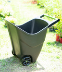 Taczka ogrodowa Load & Go II czarna 85l