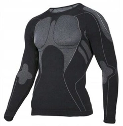 Koszulka termoaktywna 2XL/3XL czarno-szara