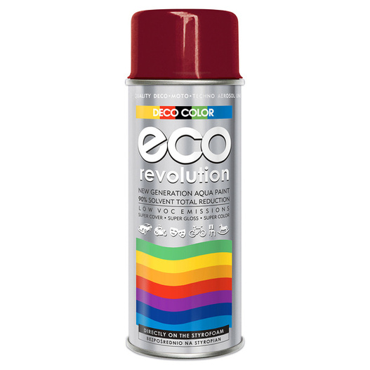 Lakier w sprayu Bordowy 400 ml Eco Revolution