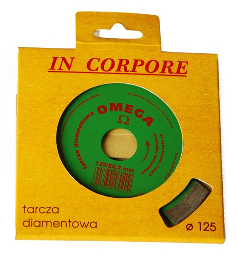 Tarcza diamentowa do betonu OMEGA fi125 IN CORPORE