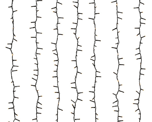 Kurtyna zew/wew 1080 LED 2,4m czarny /ciepły biały 6 x 2,4m na drzewo