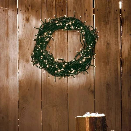 Lampki zew/wew 140L płynące 8 programów biały ciepły 6,9m