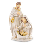 Szopka beżowo-złota święta rodzina 28x15x11,5cm