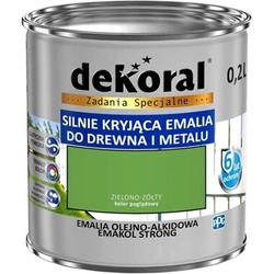 Farba Emalia Emakol 0,2l strong zielono-żółta