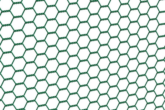 Siatka ogrodzeniowa sześciokąt zielona 1x10m 13mm