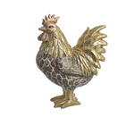 Figurka kogut brązowo-złote pióra 17cm