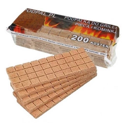 Podpałka do grilla, pieca i kominka 200 kostek