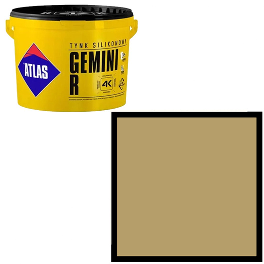 Tynk silikonowy Gemini R 25kg Atlas SAH 0244