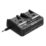 Ładowarka podwójna SAS+ALL 18V 2x2,3A