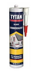 Silikon uniwersalny brązowy 280ml Tytan