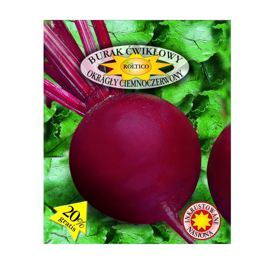 Nasiona Burak ćwikłowy Okrągły Ciemnoczerwony 10g