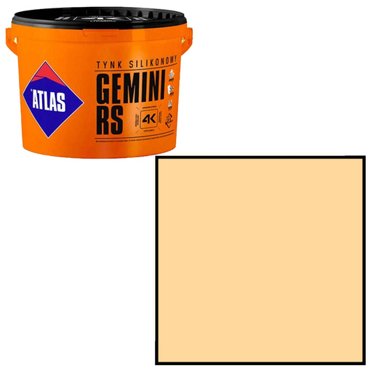 Tynk silikonowy Gemini RS 25kg Atlas SAH 0037