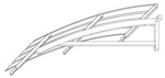 Markiza Fastlock 120 Loggia - Moduł B 0,8m