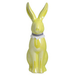 Figurka Zając żółty połysk 27,5cm