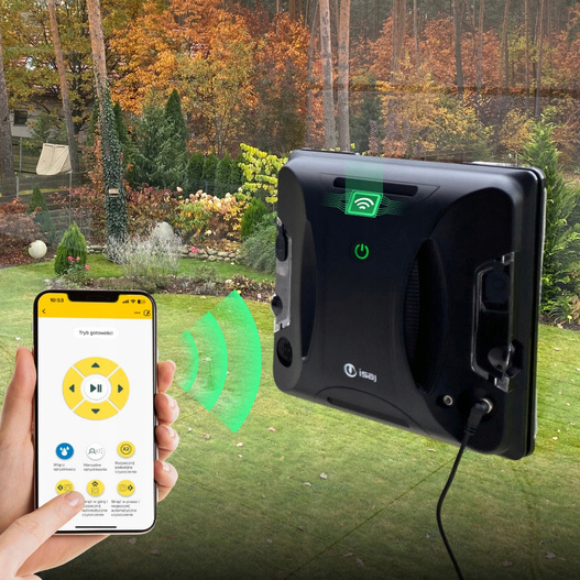 Robot do mycia okien ISAJ V1 + Pilot + Akcesoria WI-FI