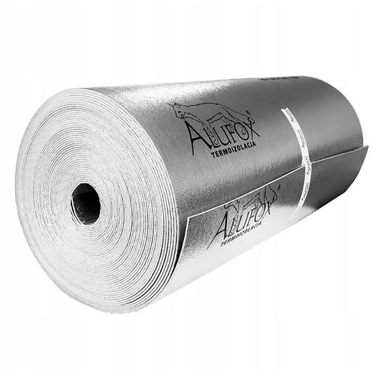 uniwersalna izolacja Alufox Folia termoizolacyjna 4 m2 - mata 1,2 m x 5 mm