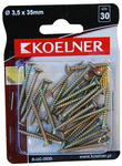 Wkręt do drewna 3,5x35 mm Koelner 30 sztuk