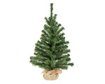 Choinka zielona w jutowym worku 60 cm