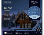 Kurtyna zewnętrzne/wewnętrzne 175Led Flesz 7,5m biały/ zimny biały 8funkcji