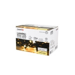 Lampki zewnętrzne/wewnętrzne 500 Led ciepły biały zimny flash 25m+3m zasilacz