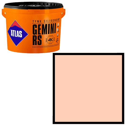 Tynk silikonowy Gemini RS 25kg Atlas SAH 0067