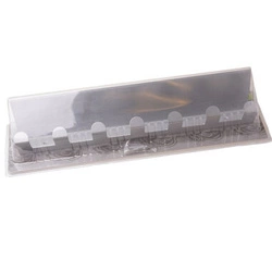 Wieszak ścienny metalowy srebrny z półką 7 haków