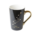 Kubek porcelanowy Lew znaki zodiaku cyrkonie