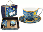 Van Gogh Filiżanka ze spodkiem BIG Gwiaździsta noc 350ml Carmani