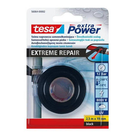 Taśma samowulkanizująca Extreme 2,5m x 19mm Tesa