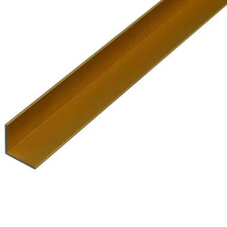 Kątownik aluminiowy anodowany Złoty 1000x20x20x1,5mm