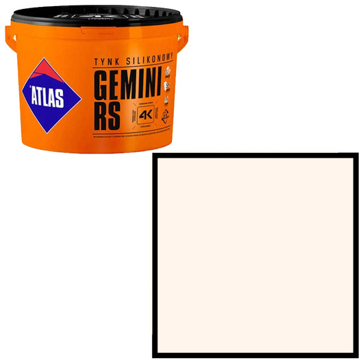 Tynk silikonowy Gemini RS 25kg Atlas SAH 0072
