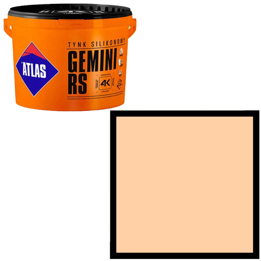 Tynk silikonowy Gemini RS 25kg Atlas SAH 0057