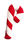Poduszka świąteczna laska cukrowa biało-czerwona 22×55 cm