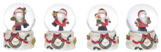 Kula śnieżna z Mikołajem 6,5cm