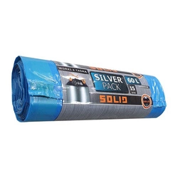 Worki na śmieci Silver Pack 60L 10 sztuk Z taśmą