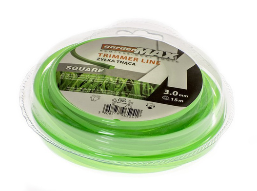 Żyłka tnąca kwadratowa 3mm x 15mb