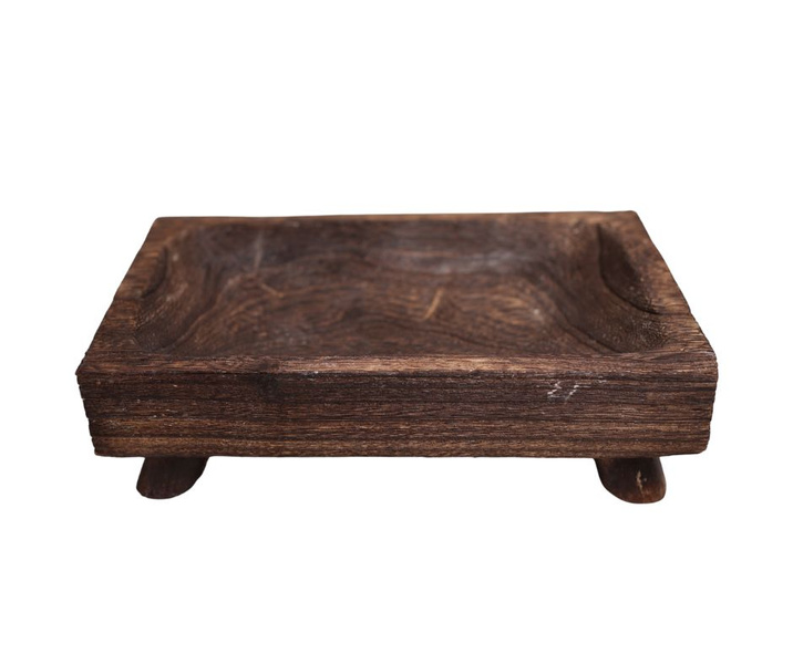 Deska brązowa wklęsła na nóżkach 26x15cm