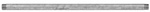 Rura dwustronnie gwintowana 1"x500mm ocynk 