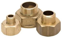 Redukcja mufowo-nyplowa 3/4''x1/2'' mosiądz Tycner