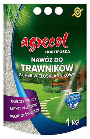 Nawóz Hortifoska do trawników 1kg Agrecol