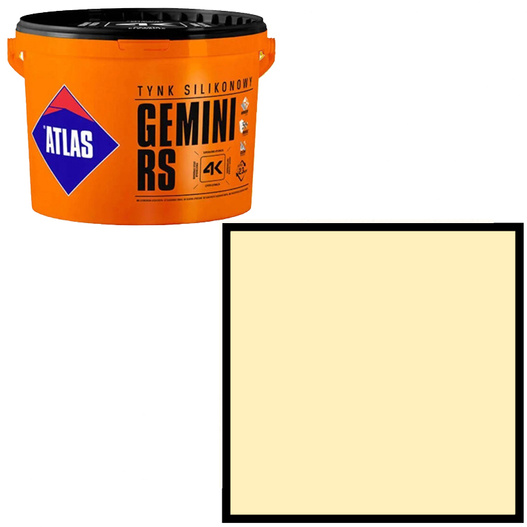 Tynk silikonowy Gemini RS 25kg Atlas SAH 0026