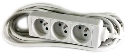 Przedłużacz 3 gniazdkowy z uziemieniem 3m