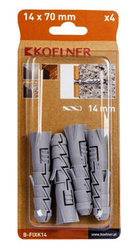 Kołek rozporowy FIX-K14 14x70mm  4szt KOELNER