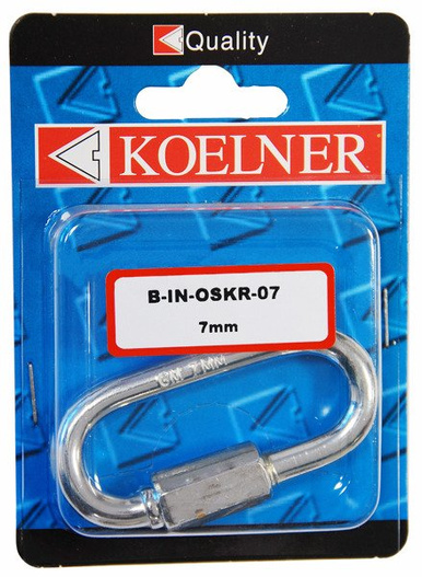 Ogniwo z zamknięciem skrętne 7 mm Koelner 