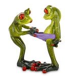 Figurka Żaby rozciągające fioletowe majtki 13,5cm