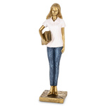 Figurka Nauczycielka ze złotą książką 24cm